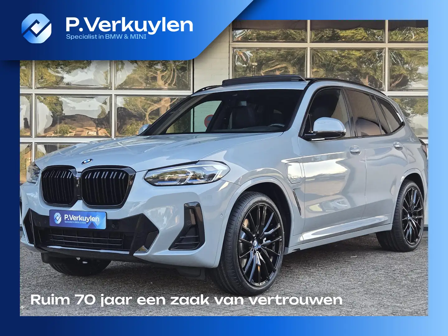 BMW X3 xDrive30e M SPORT | PANORAMA | 360 CAMERA | LEDER Grijs - 1