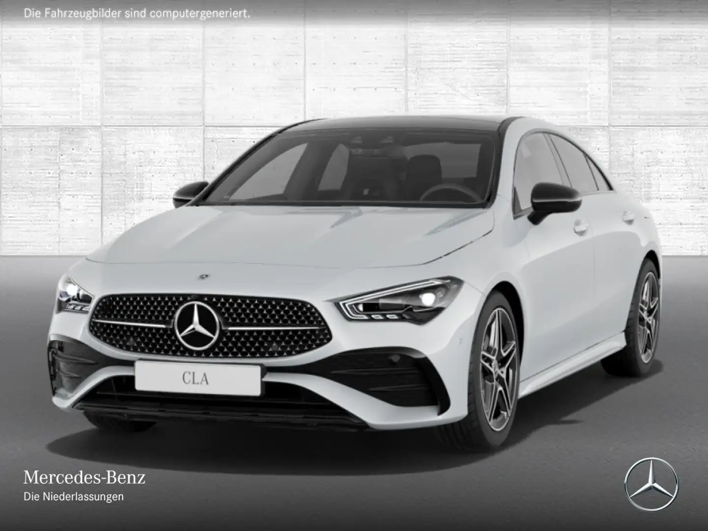 Mercedes-Benz CLA 200 AMG+NIGHT+PANO+360°+MULTIBEAM+BURMESTER Weiß - 2