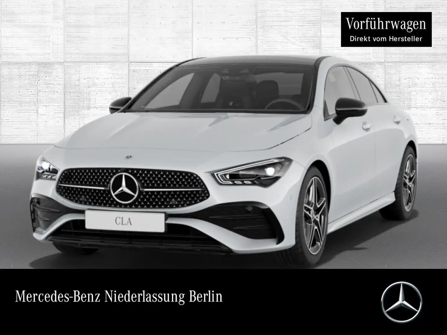 Mercedes-Benz CLA 200 AMG+NIGHT+PANO+360°+MULTIBEAM+BURMESTER Weiß - 1