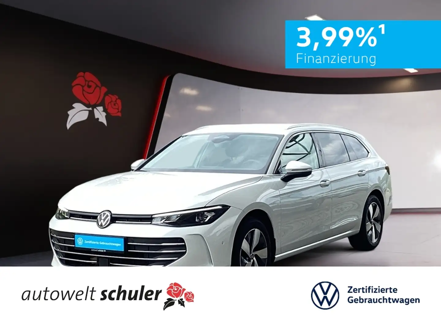 Volkswagen Passat Variant 1,5 eTSI DSG Business AHK LED Weiß - 1