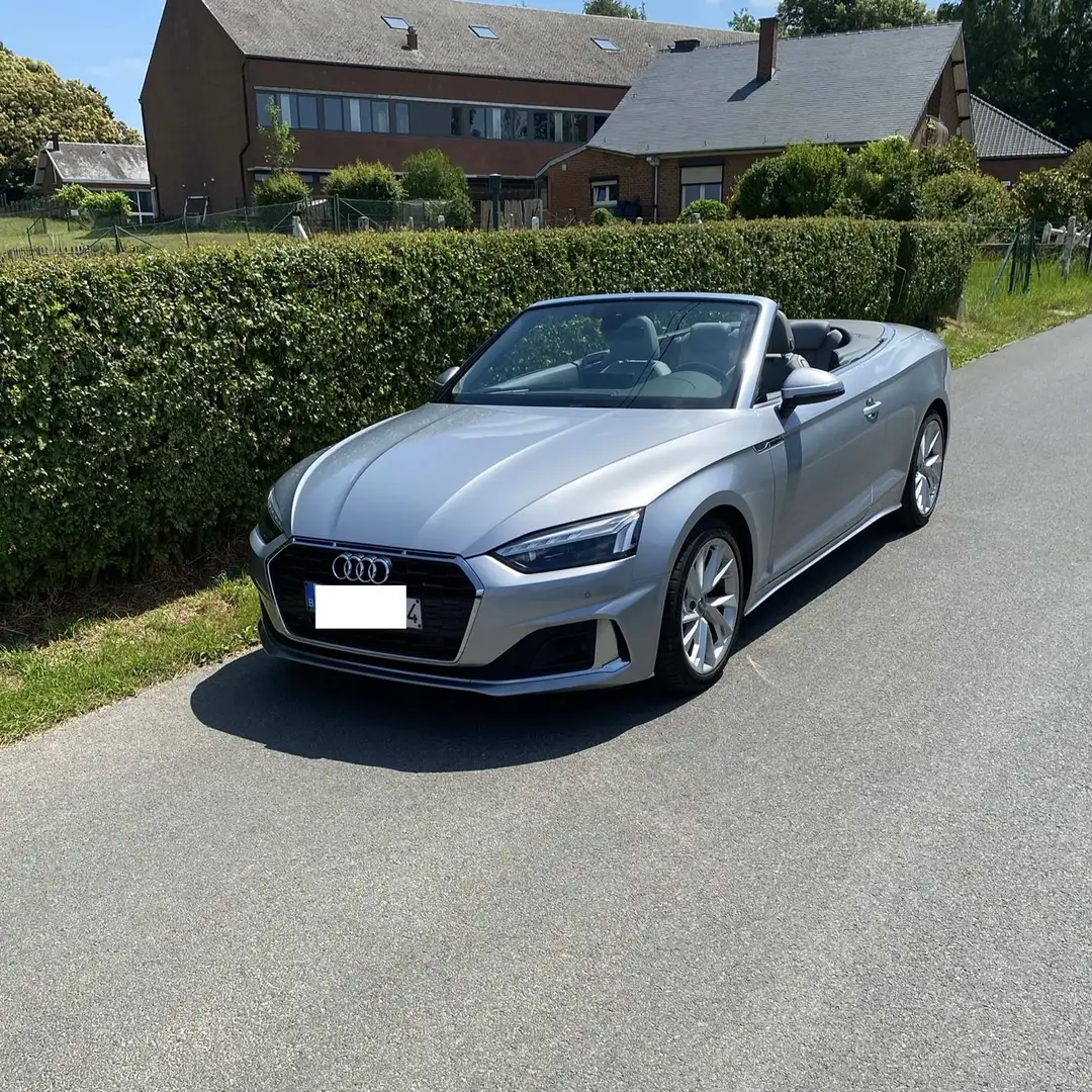 Audi A5 Cabriolet 2.0 TDi S tronic Silver Cuir Full Option Zilver - 1