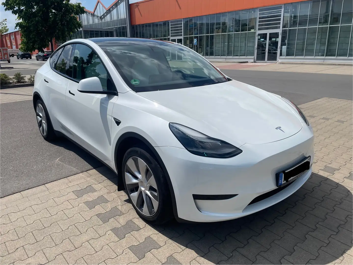 Tesla Model Y Standard Range RWD (innen Weiß+artikel) - 1