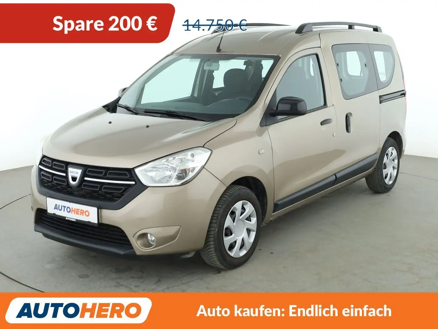 Dacia Dokker 1.3 TCe Comfort *NAVI*PDC*TEMPO*KLIMA* Amarillo - 1