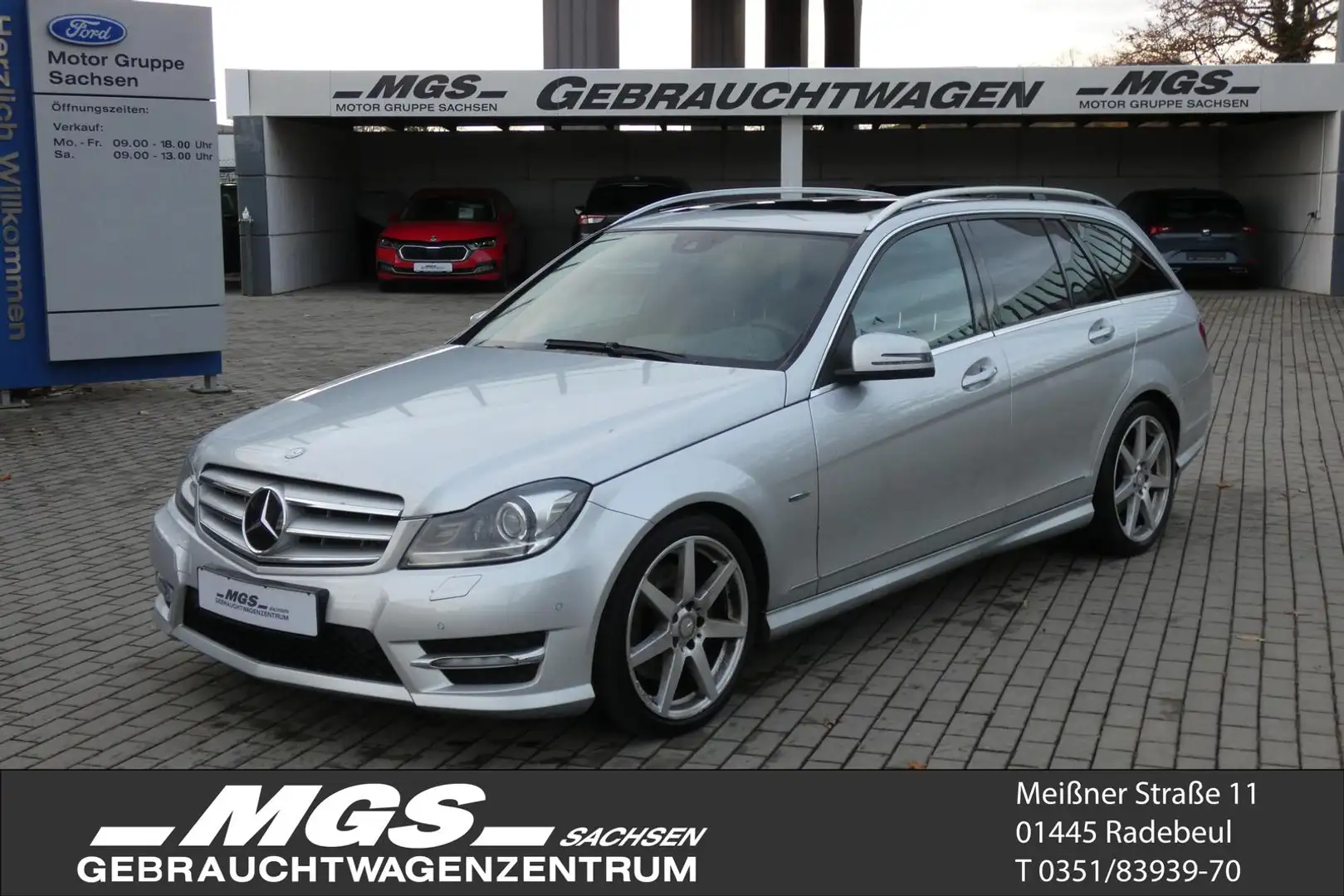 Mercedes-Benz C 300 T-Modell 3.0 CDI 4M "Avantgarde" #AMG #NAVI Silber - 1