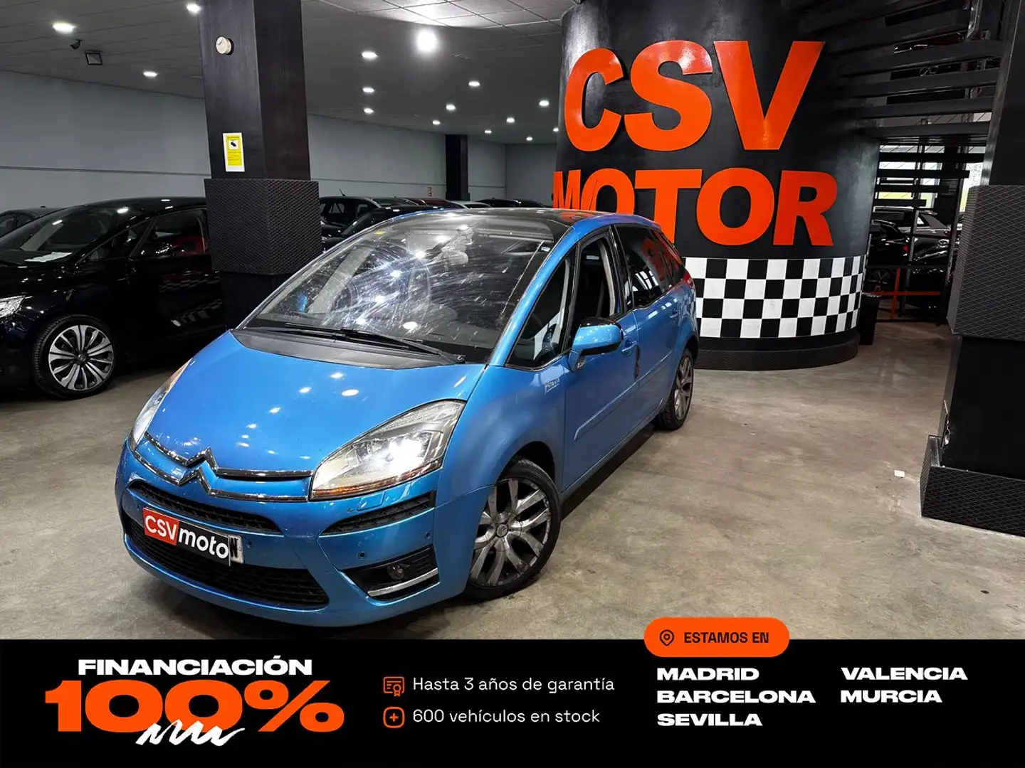 Citroen C4 1.6HDI Exclusive 110 Modrá - 1