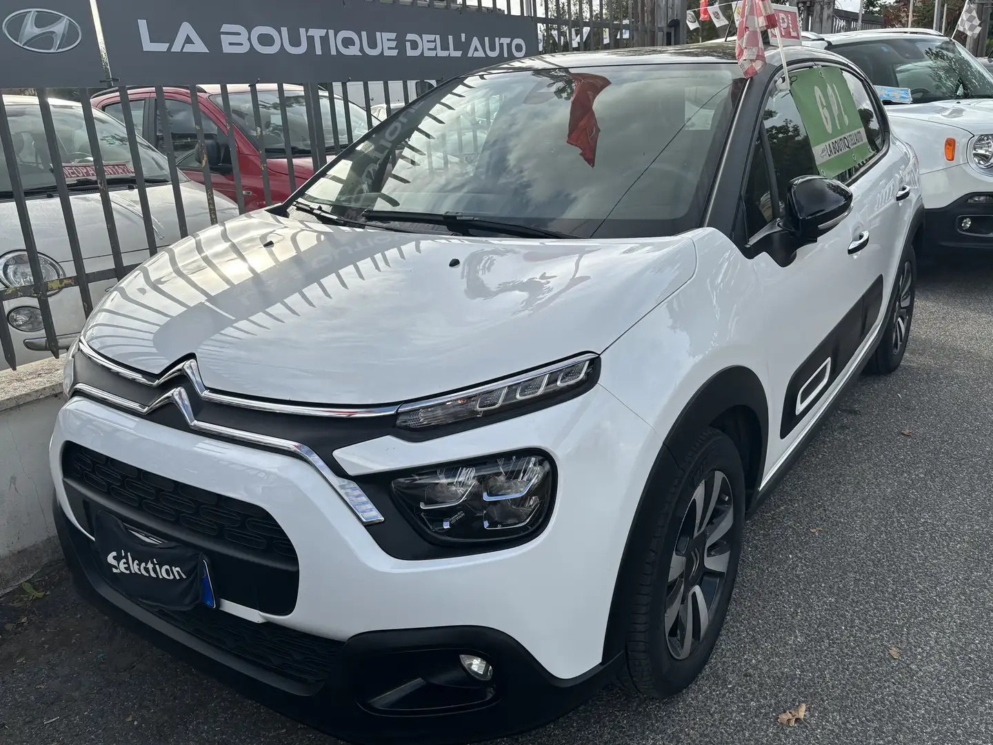 Citroen C3 2023 1.2 puretech Shine GPL 58.000KM COME NUOVA Bianco - 2