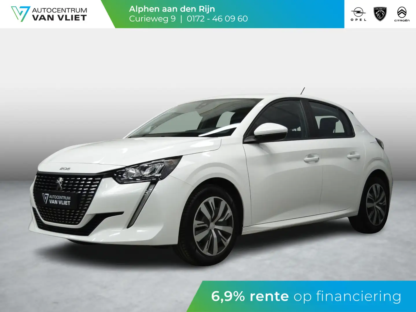 Peugeot 208 1.2 PureTech Active CARPLAY | STOELVERWARMING | AI Weiß - 1