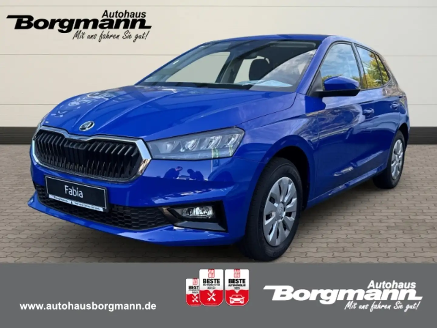 Skoda Fabia Essence 1,0 MPI 59kW 5-Gang LED Sperrdiff. Apple C Blauw - 1