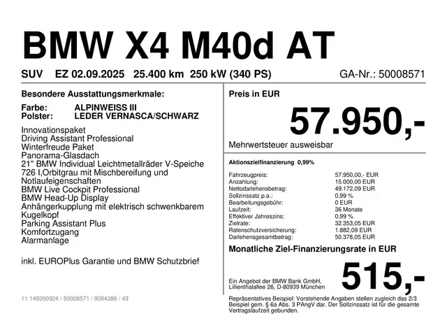 BMW X4 view 2