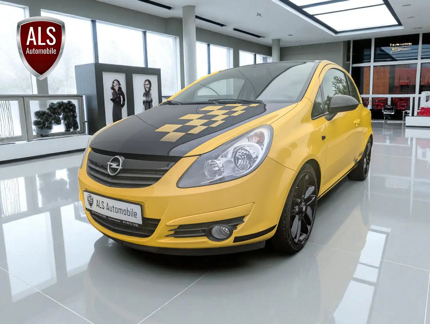 Opel Corsa Color Race"Klima"SHZ"1.4 Motor"74 KW" Gelb - 1