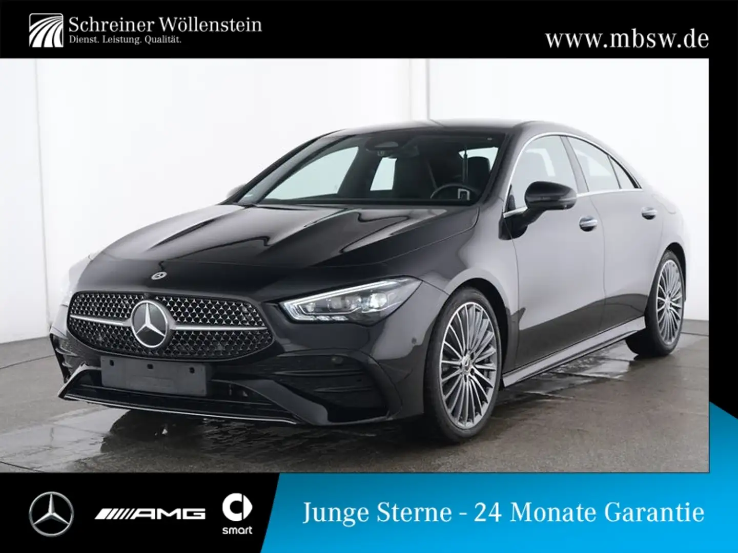 Mercedes-Benz CLA 200 Coupé Edition-AMG*19*Mbeam*WiP*DISTR*360 Schwarz - 1