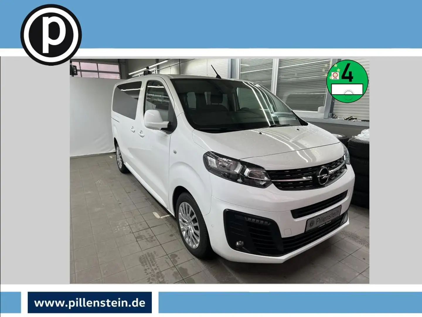 Opel Zafira Life 2.0 D SELECTION AHK+SHZ+PDC+8 SITZE Wit - 1