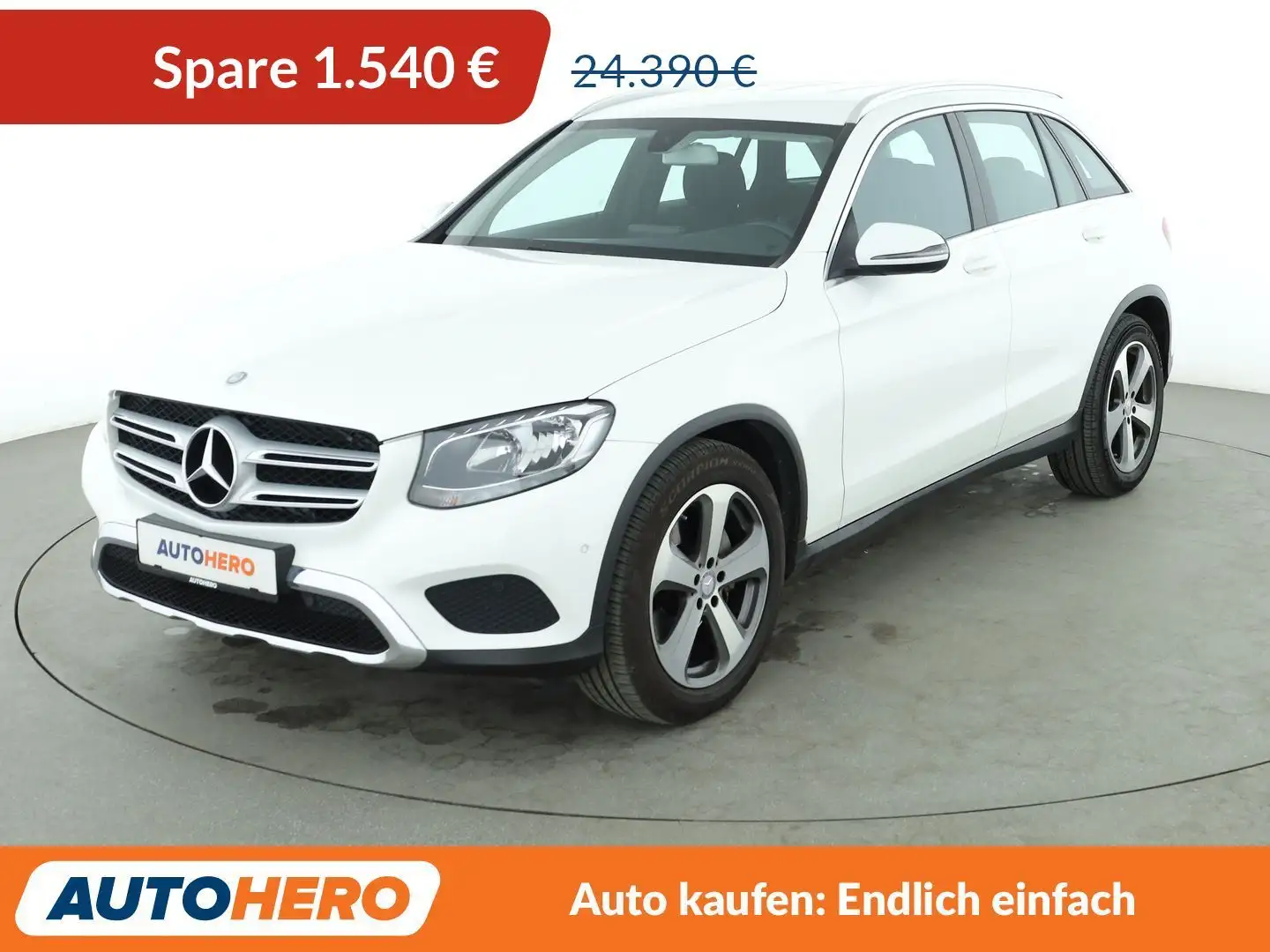 Mercedes-Benz GLC 220 GLC 220 4Matic Exclusive Aut.*NAVI*TEMPO*PDC*SHZ* Blanc - 1