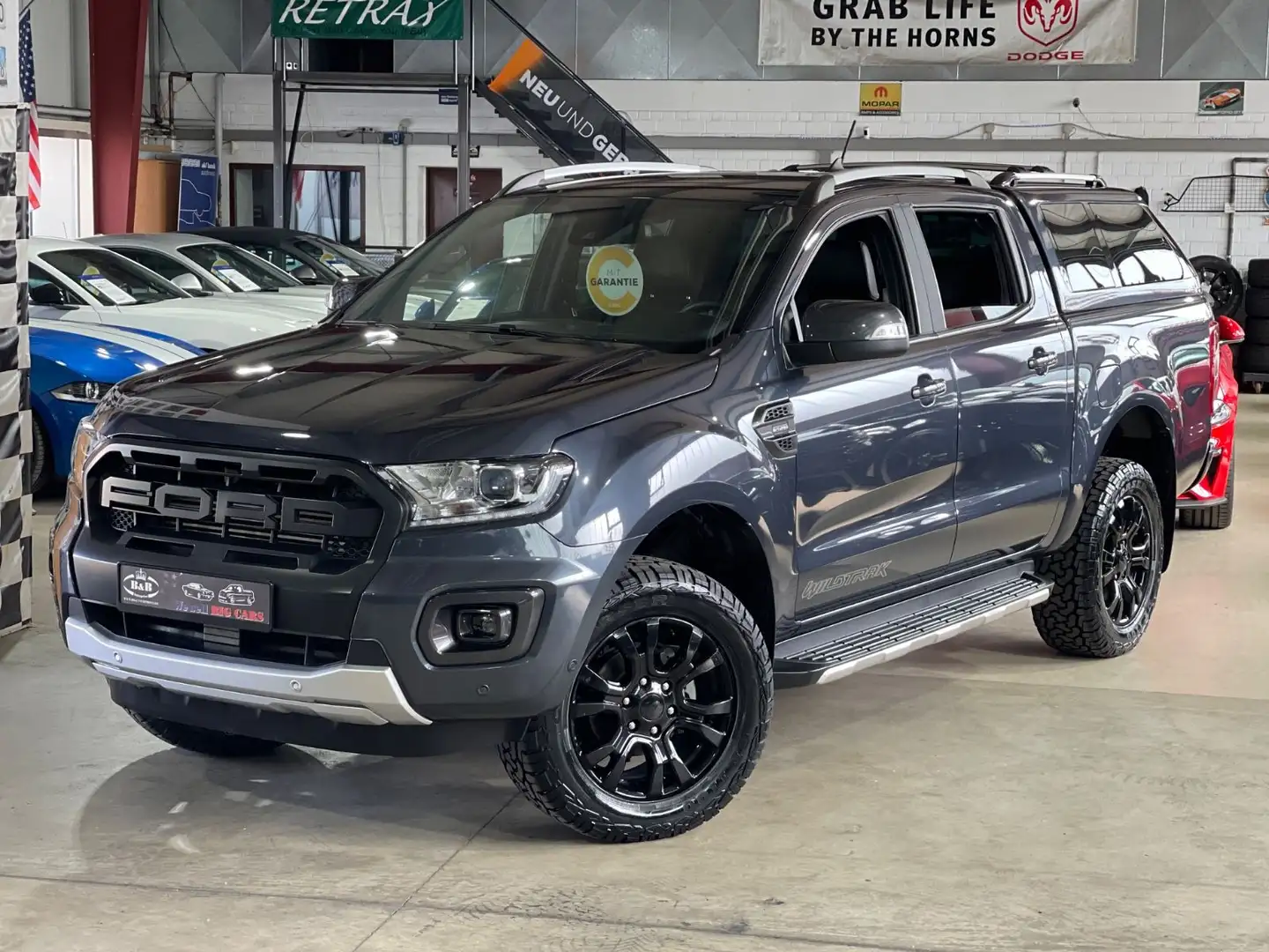 Ford Ranger WILDTRAK+4X4+HARDTOP+NEUE REIFEN+AHK+1J.GARANTIE Gris - 1