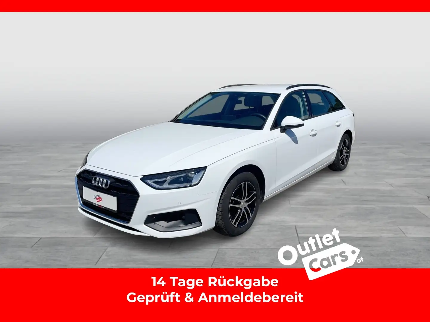 Audi A4 Avant 35 2.0 TFSI NAVI+Standh.+el.Heck+LM+PDC Blanc - 1
