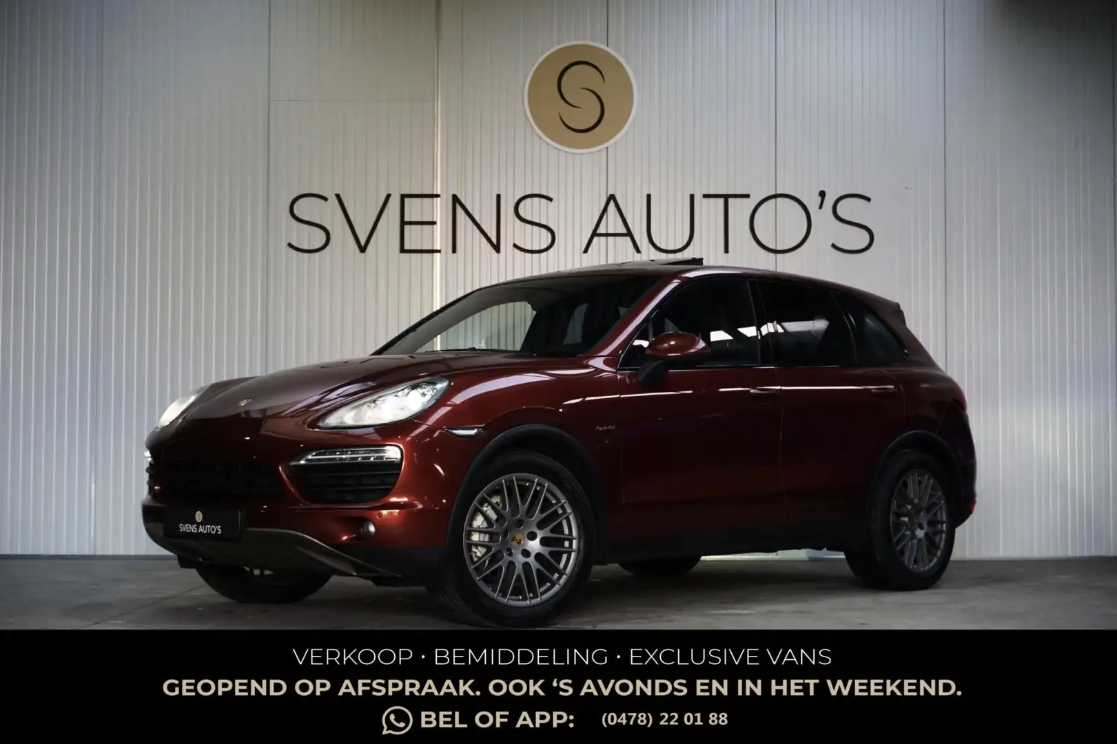 Porsche Cayenne 3.0 S Hybride|Nieuwe Accu|Dealer Onderhouden|Nieuw Bruin - 1