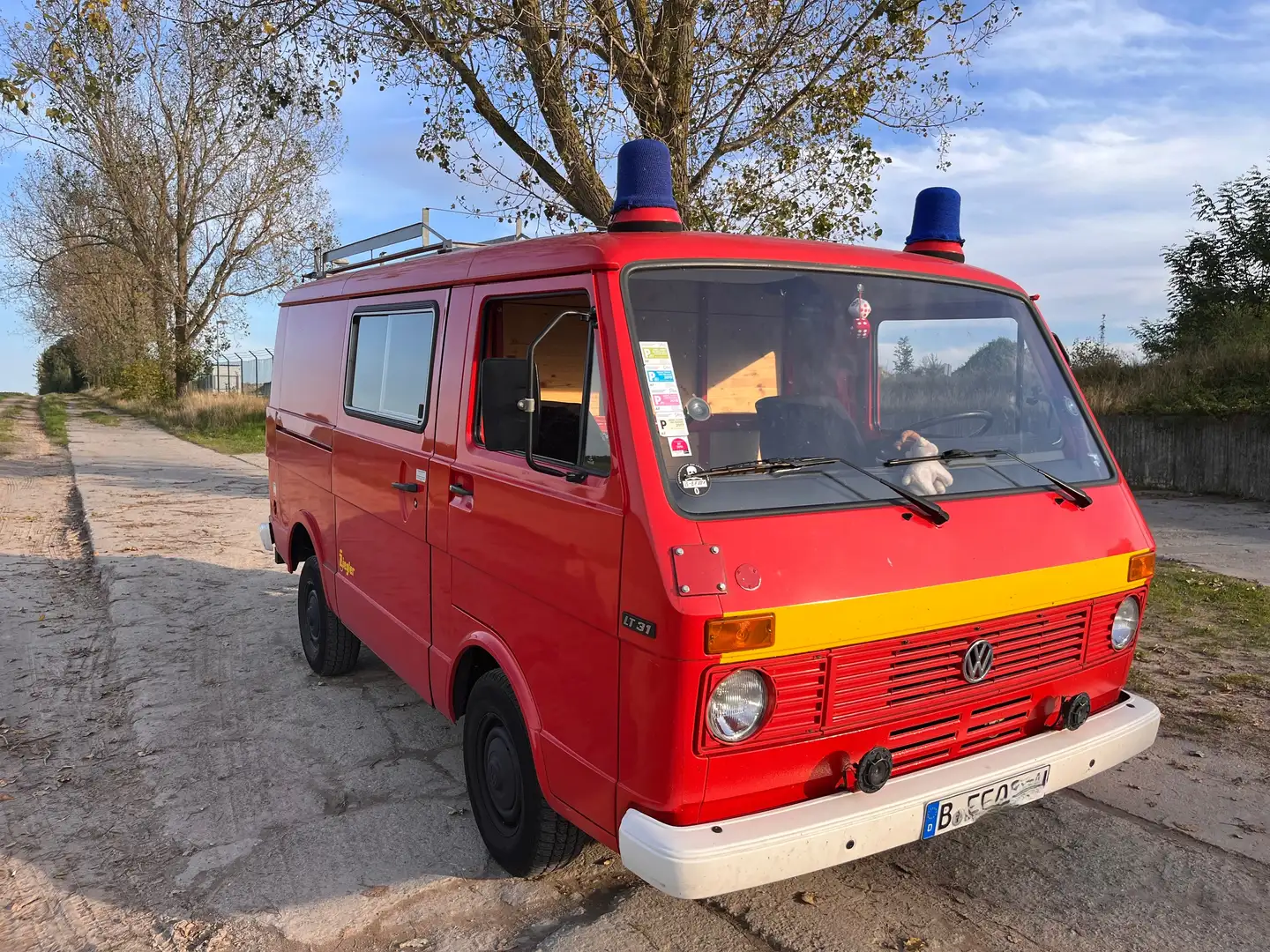 Volkswagen LT VW LT 31 Feuerwehrauto Rood - 1