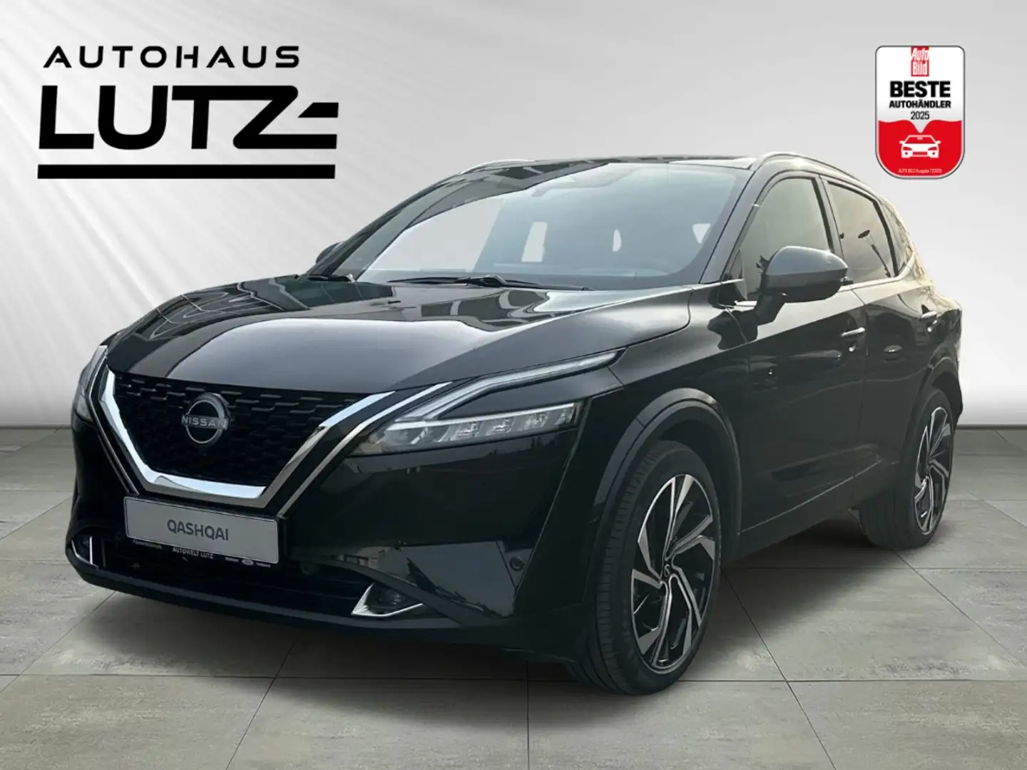 Nissan Qashqai Tekna+ 4x4 1.3 DIG-T MHEV HUD LED Navi Leder Memor Black - 1