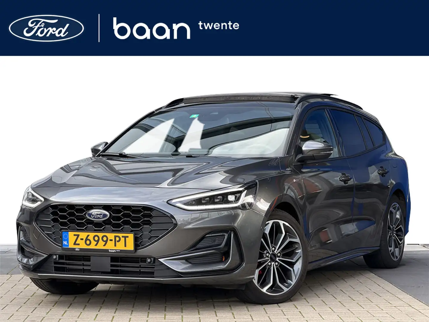 Ford Focus Wagon 1.0 EcoBoost Hybrid ST Line X | Panorama dak Grijs - 1