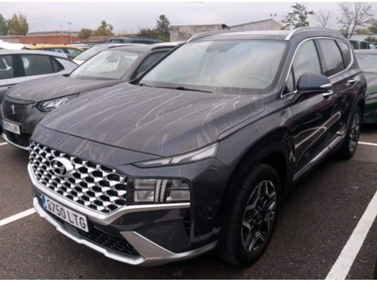 Hyundai SANTA FE 1.6TGDI HEV Tecno 7pl 2WD 6AT Bleu - 1