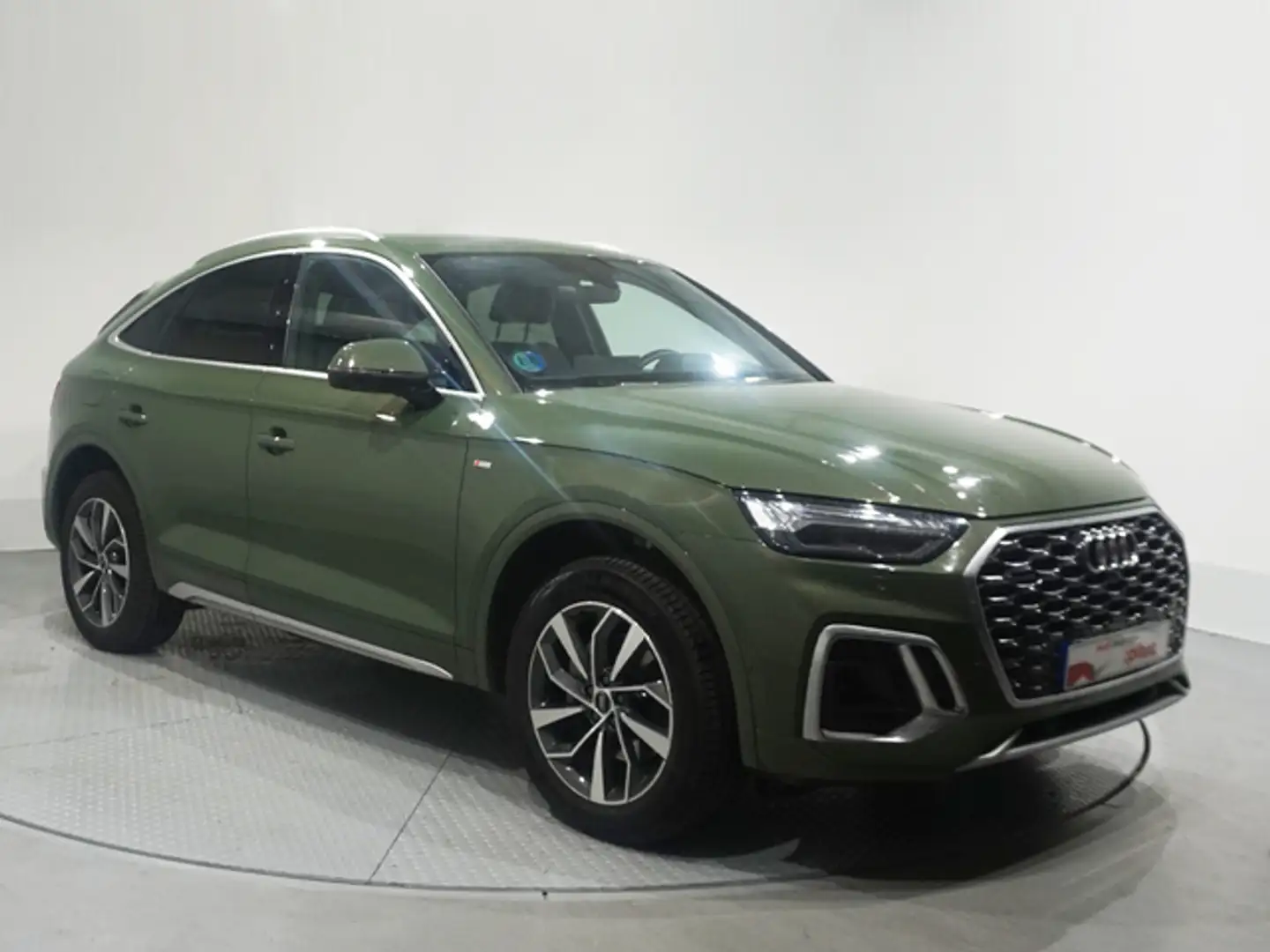 Audi Q5 Sportback 40 TDI quattro-ultra Black line S tronic Verde - 1