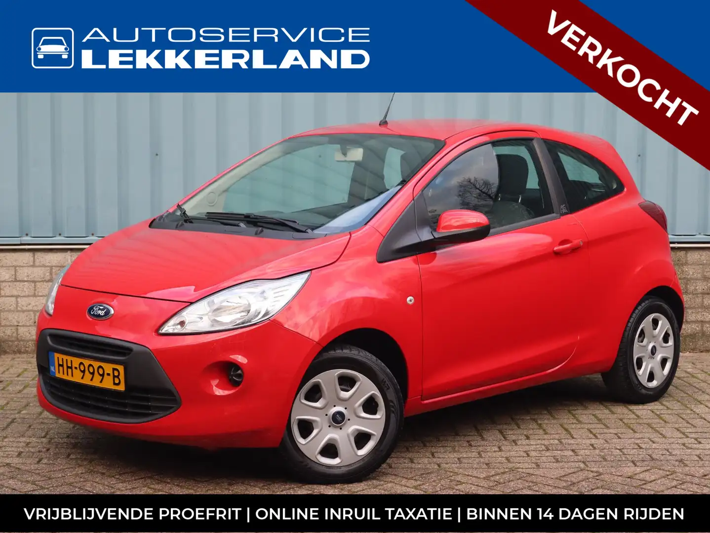 Ford Ka/Ka+ Style 1.2 69pk | AIRCO | ELEKTRISCH PAKKET | LAGE Rouge - 1