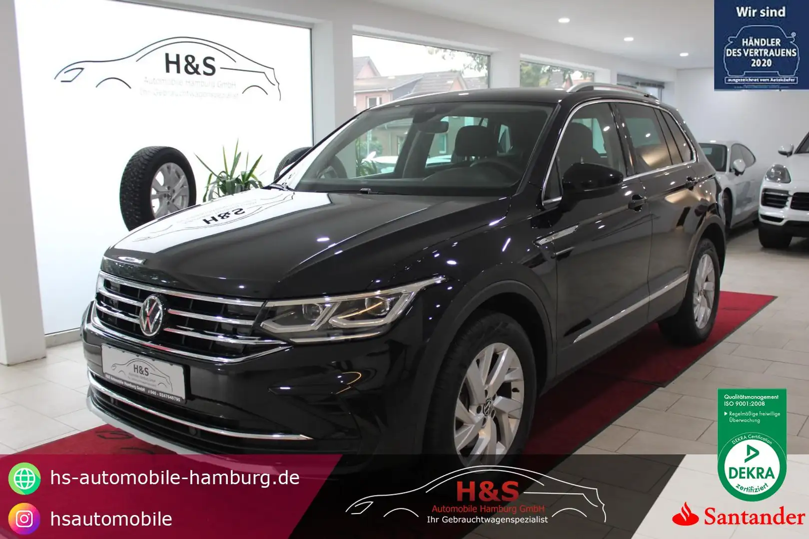 Volkswagen Tiguan Elegance 4Motion Schwarz - 1