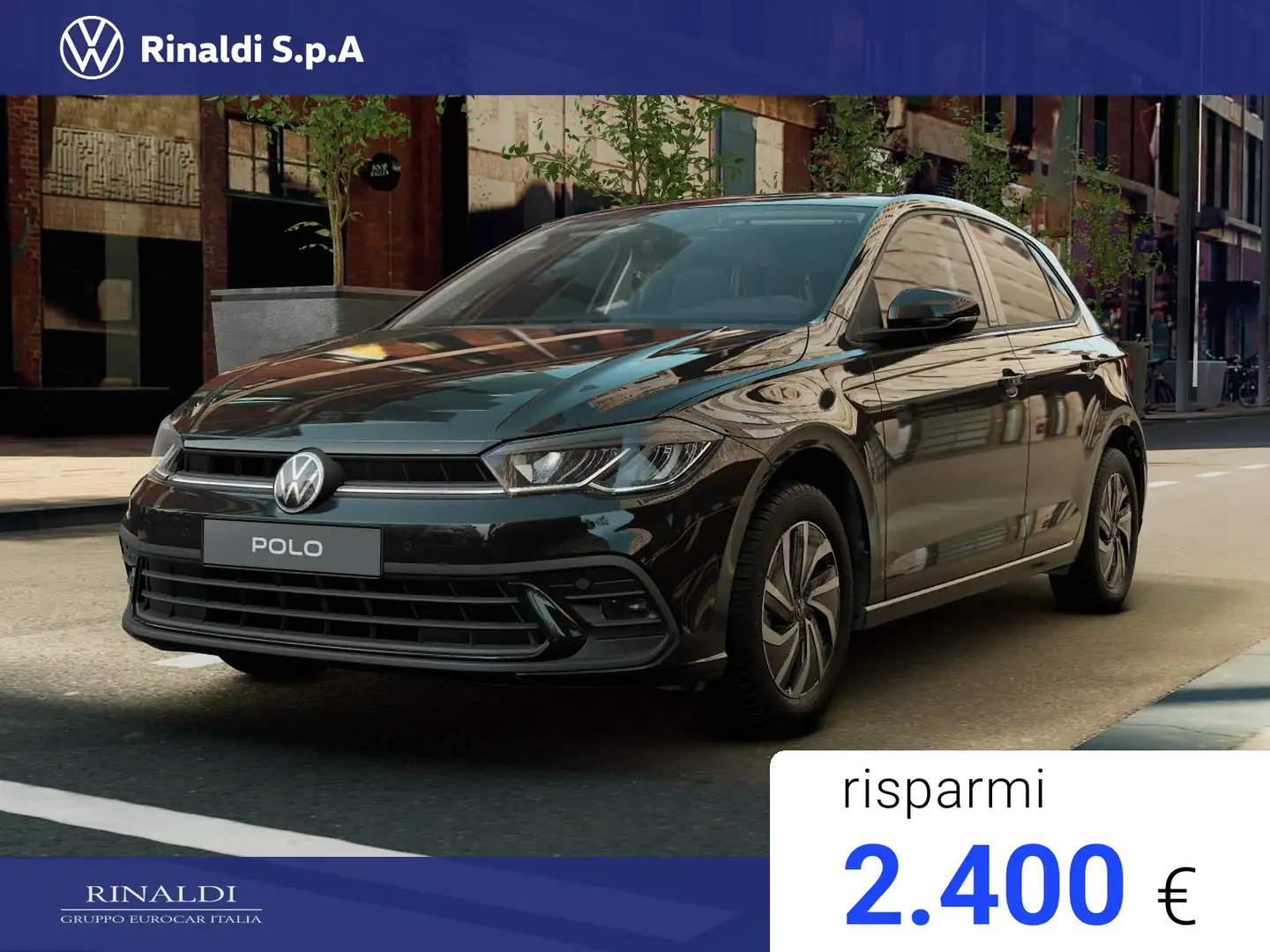 Volkswagen Polo 1.0 evo edition plus 80cv Nero - 1