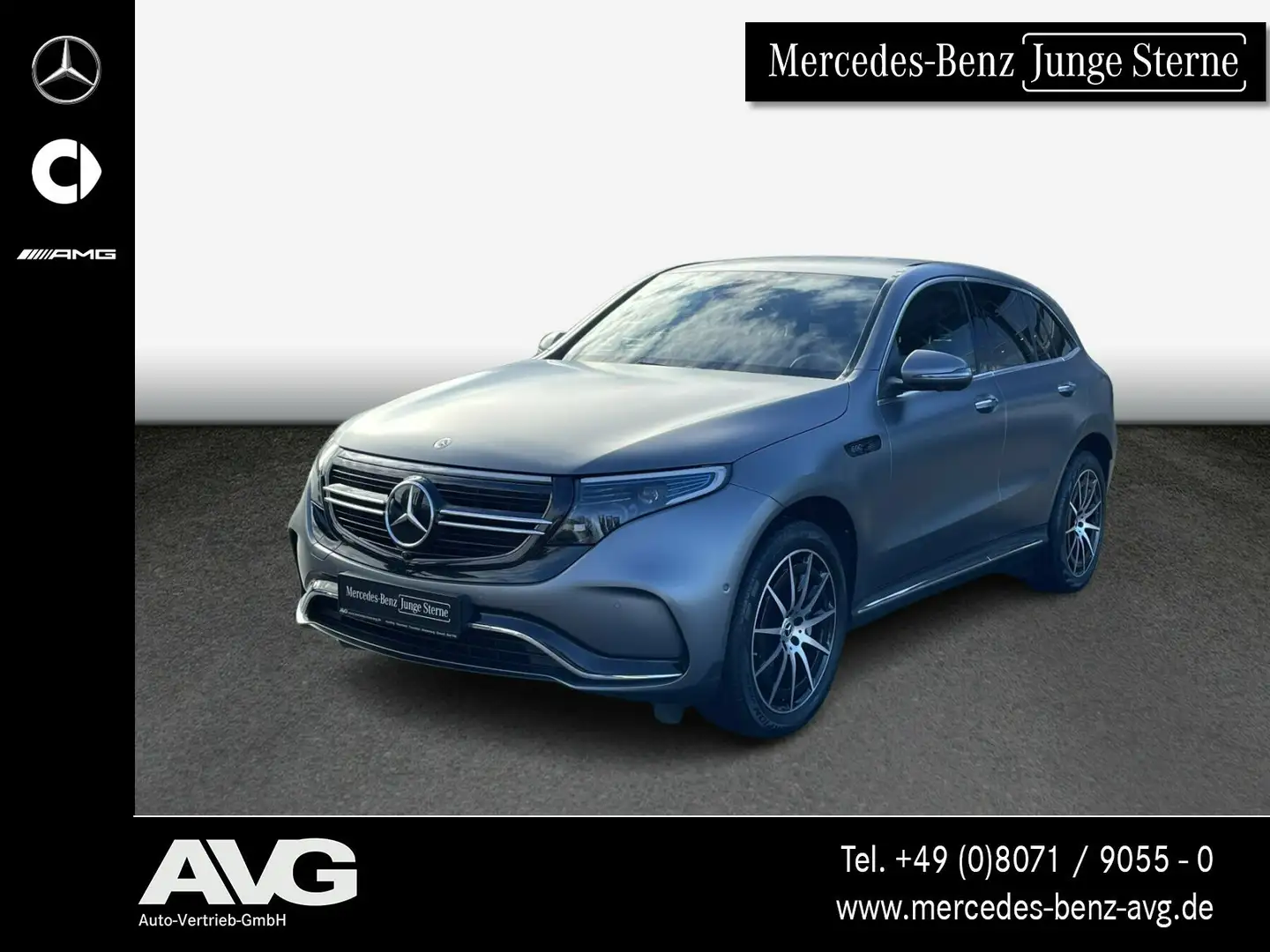 Mercedes-Benz EQC 400 EQC 400 4M AMG Memory Distronic HUD 360° Multib. Grau - 1