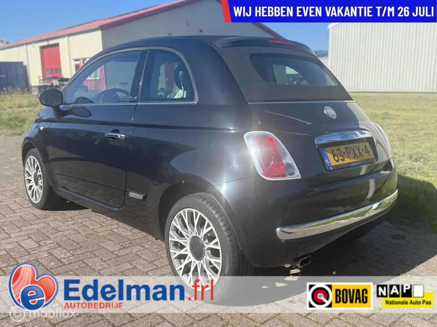 Fiat 500C 0.9 TwinAir Sport Zwart - 2