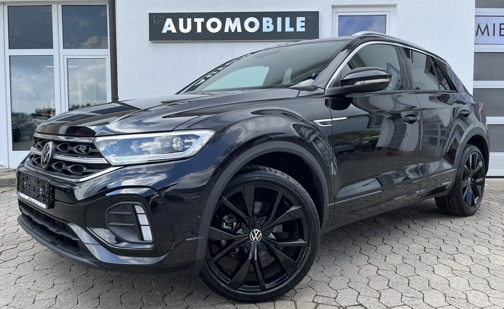 Volkswagen T-Roc R-Line 2.0TSI 4x4 LED NAVI KAMERA AHK ACC Schwarz - 1