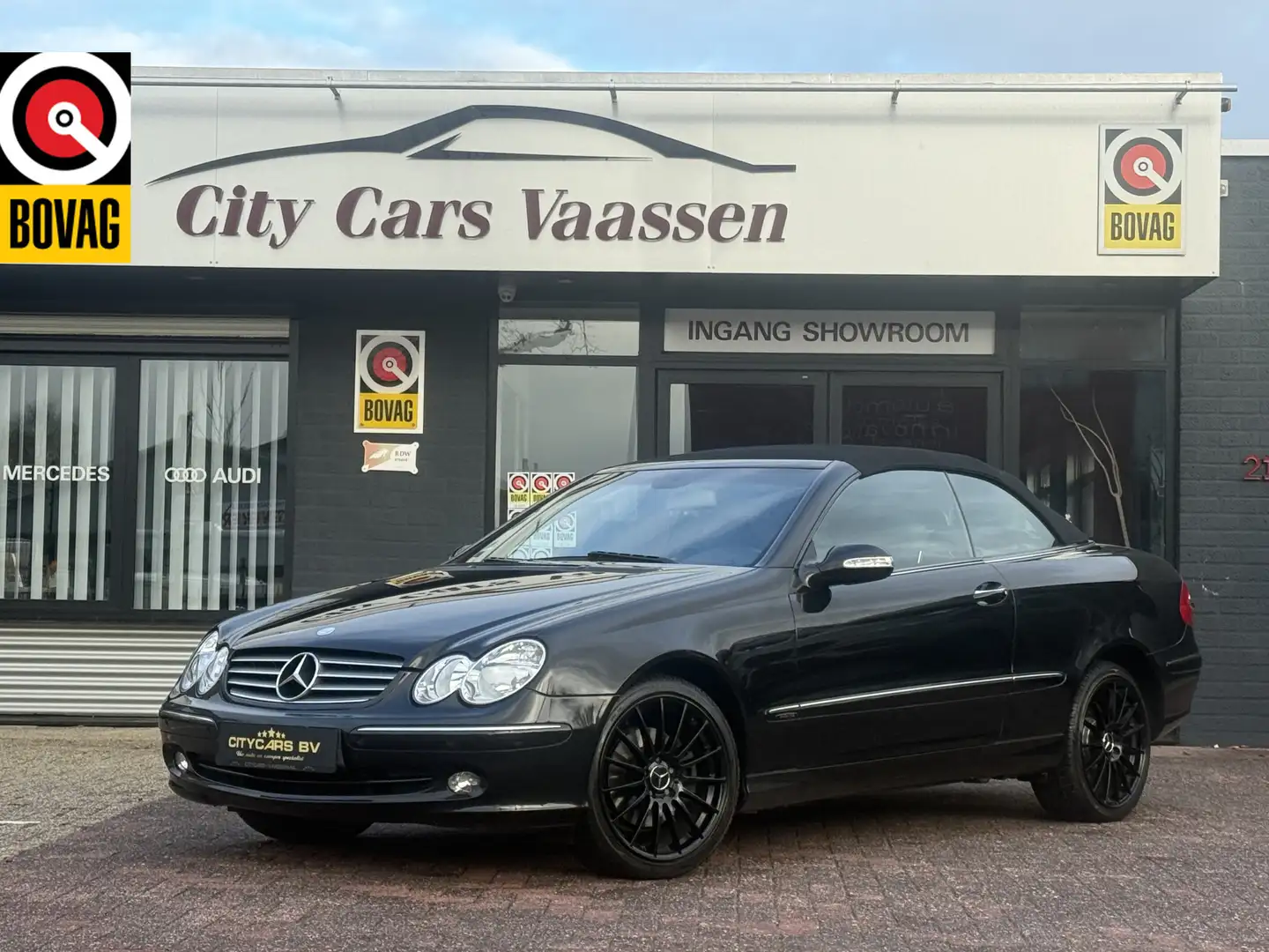 Mercedes-Benz CLK 240 Cabrio Elegance automaat youngtimer 170 pk climate Negro - 1