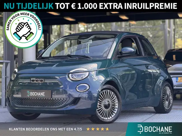 Fiat 500C Icon 42 kWh 118PK SOH 93,3% | Stoelverwarming | Cr