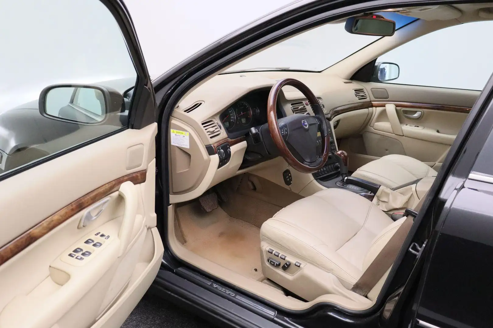 Volvo S80 2.5T Summum 2004 Schuif/ kanteldak | Climate contr Nero - 2
