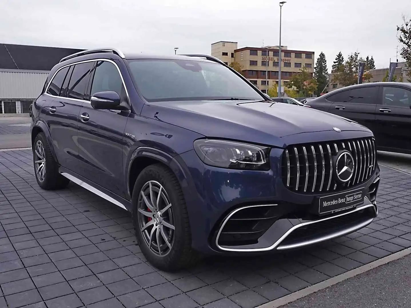Mercedes-Benz GLS 63 AMG 4M+AHK+PANO+STANDHEIZUNG+AHK+HUD+360° Blau - 2
