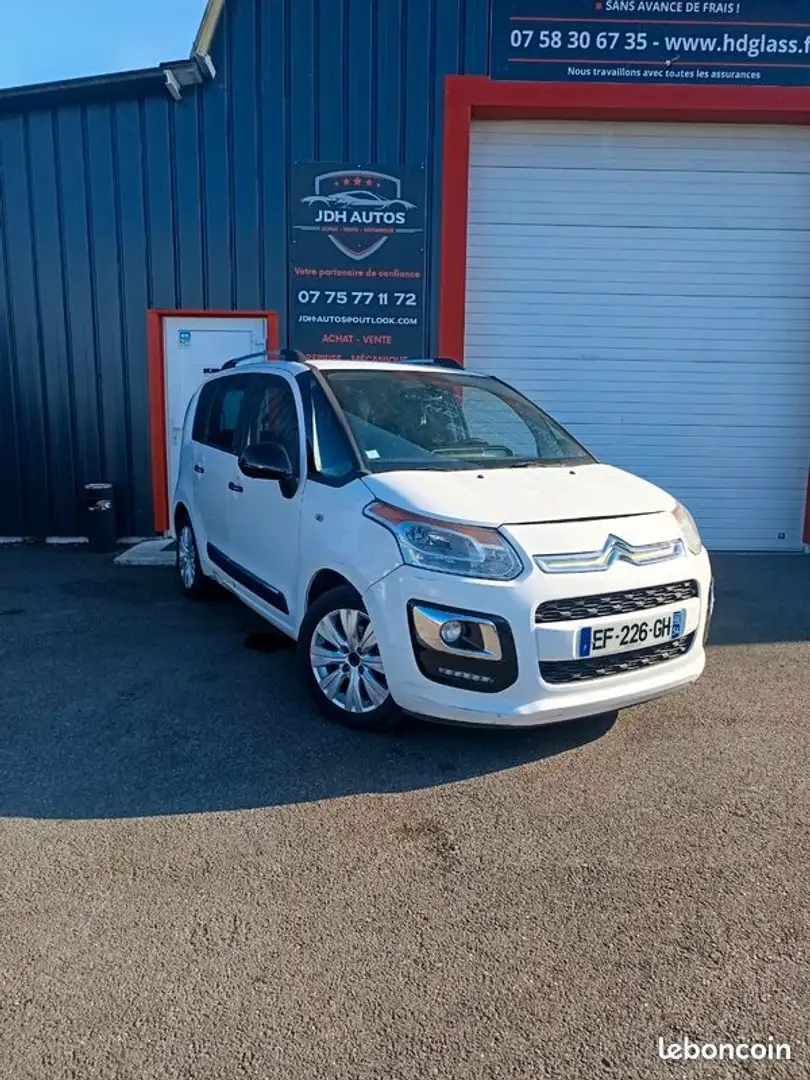 Citroen C3 Picasso Citroën 1.6 BlueHDi EXCLUSIVE Blanco - 2
