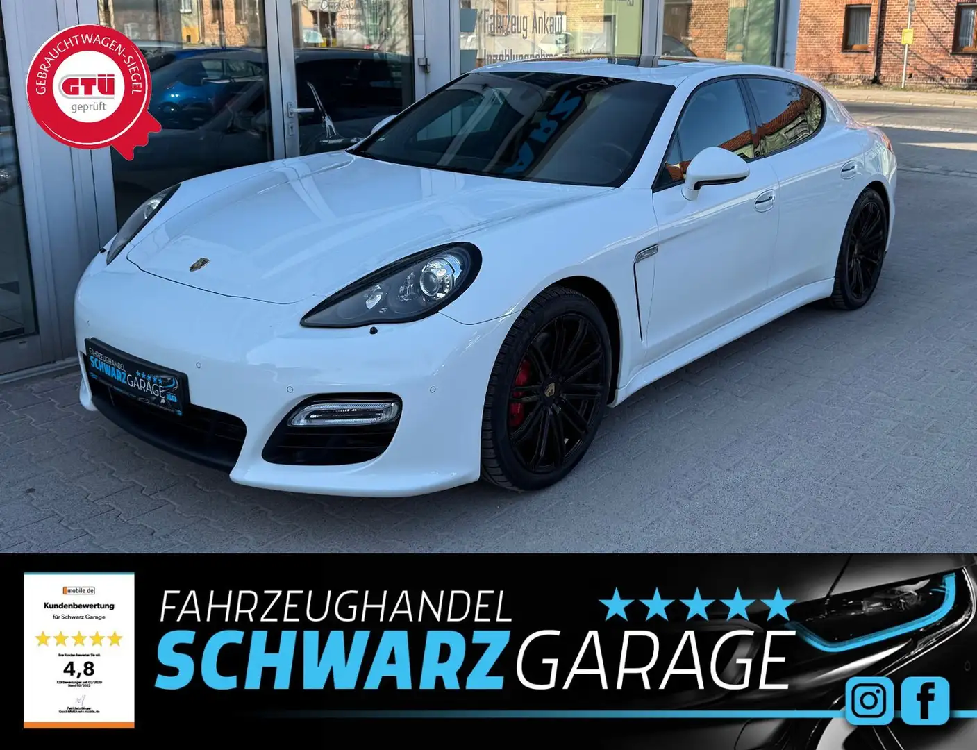Porsche Panamera GTS*KLAPPEN-AGA*APPROVED*ALCANTARA*NAVI Weiß - 1