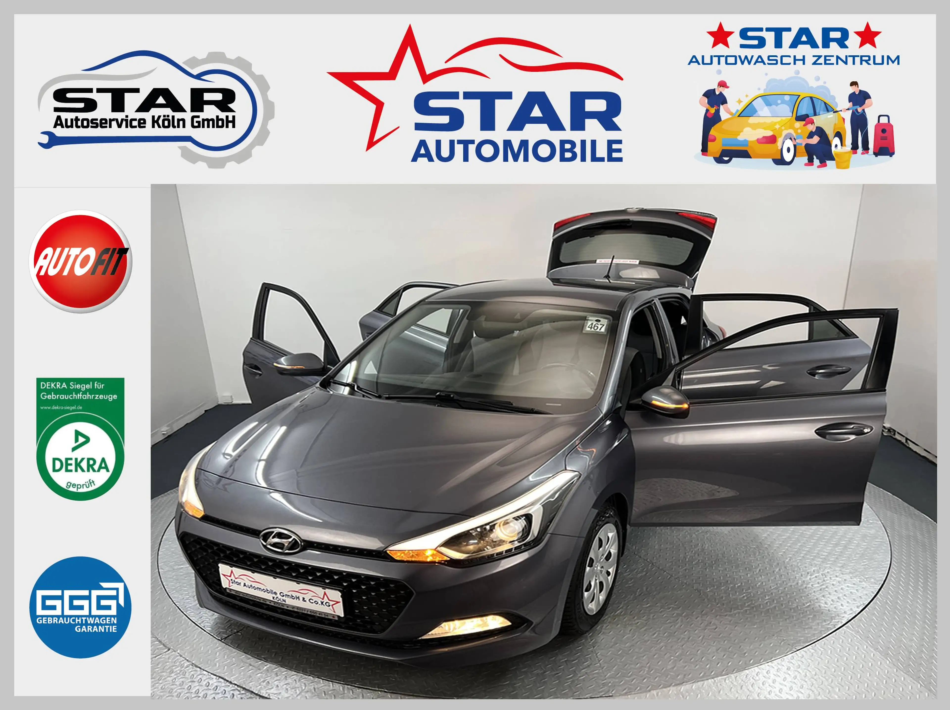 Hyundai i20 i20 Trend 1,4 MPI 74 KW 101 PS | Sitzheizung | Lenkradheizung | PDC | Tempomat | Spurhalteassistent Euro 6