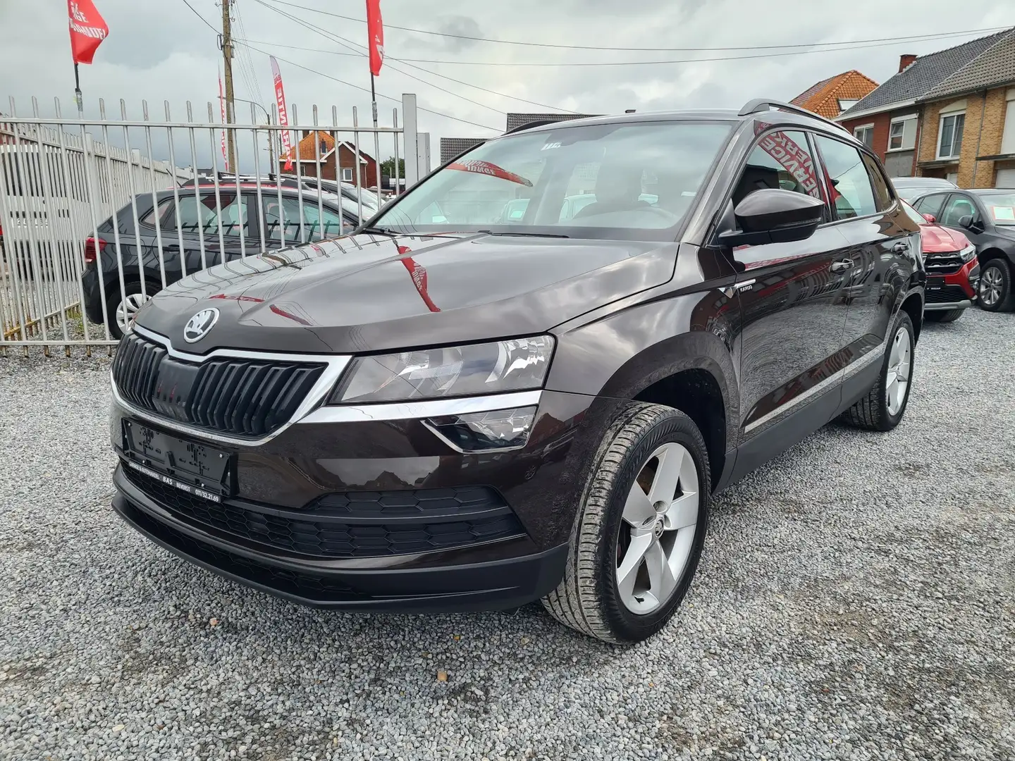 Skoda Karoq 1.5 TSI ACT Style☆1jGARANTIE☆DSG AUTOMAAT☆NAV☆FULL Bruin - 1