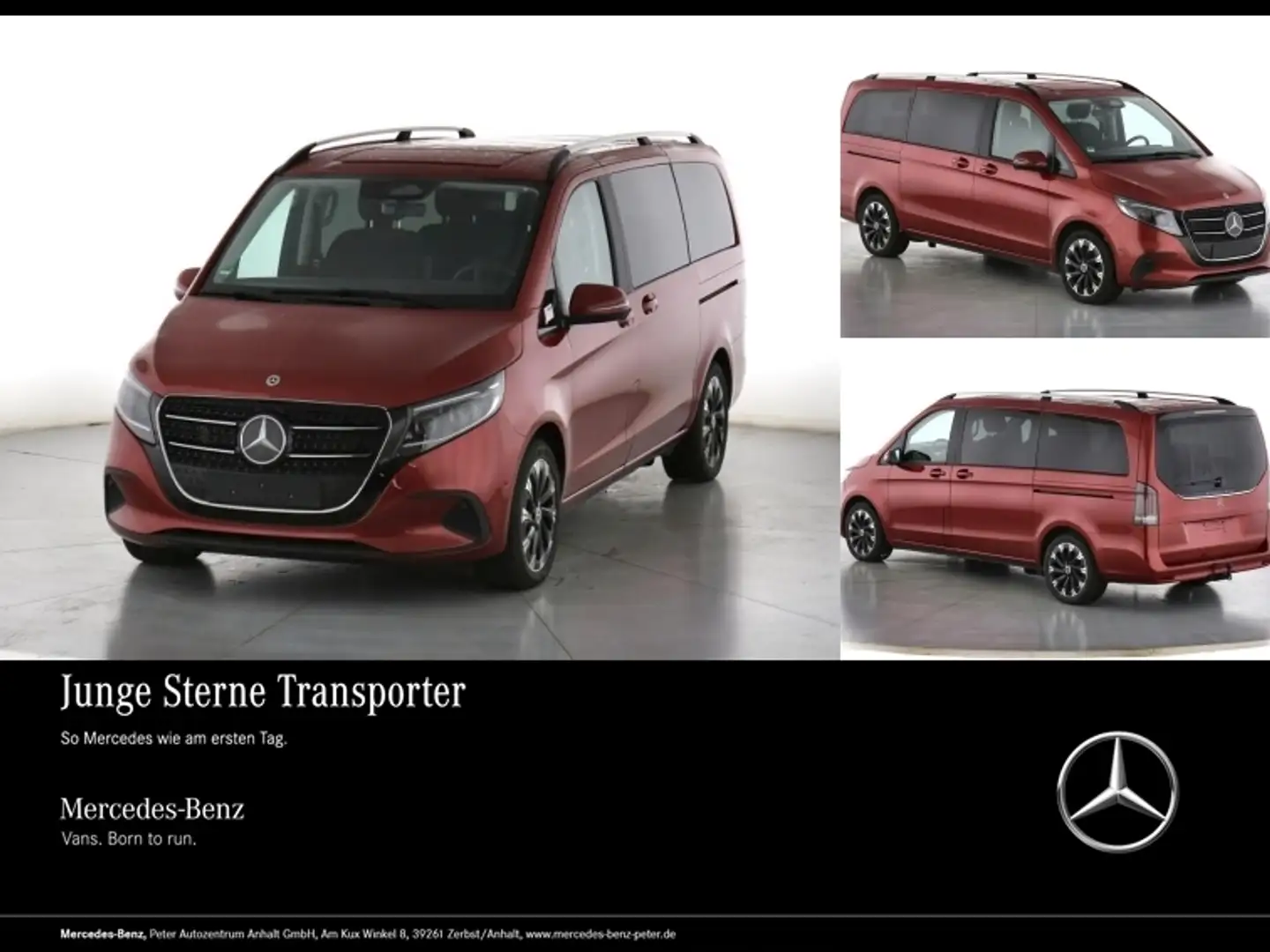 Mercedes-Benz V 300 d STYLE Liegepaket/Multibeam/AHK 2,5t Rot - 1