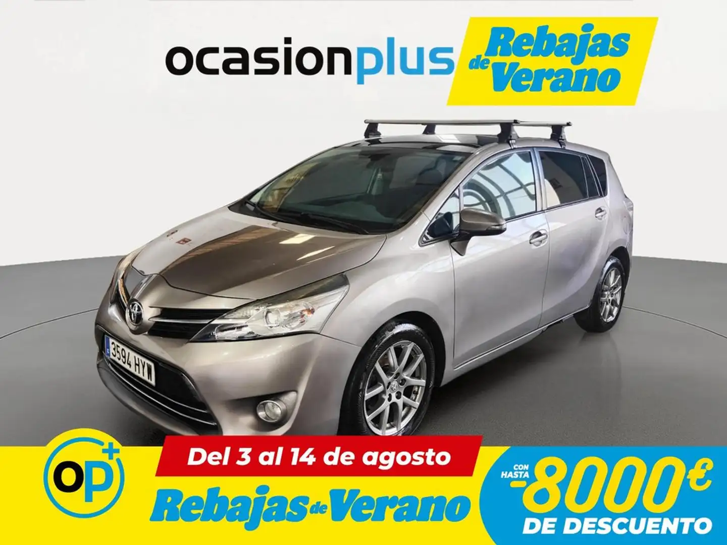 Toyota Verso 115D Advance 5pl. Gris - 1
