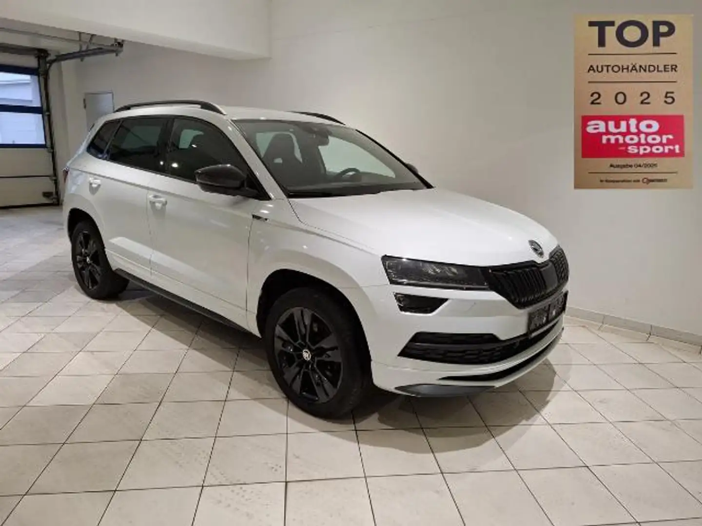 Skoda Karoq Sportsline DSG Standheizung AHK Blanco - 1