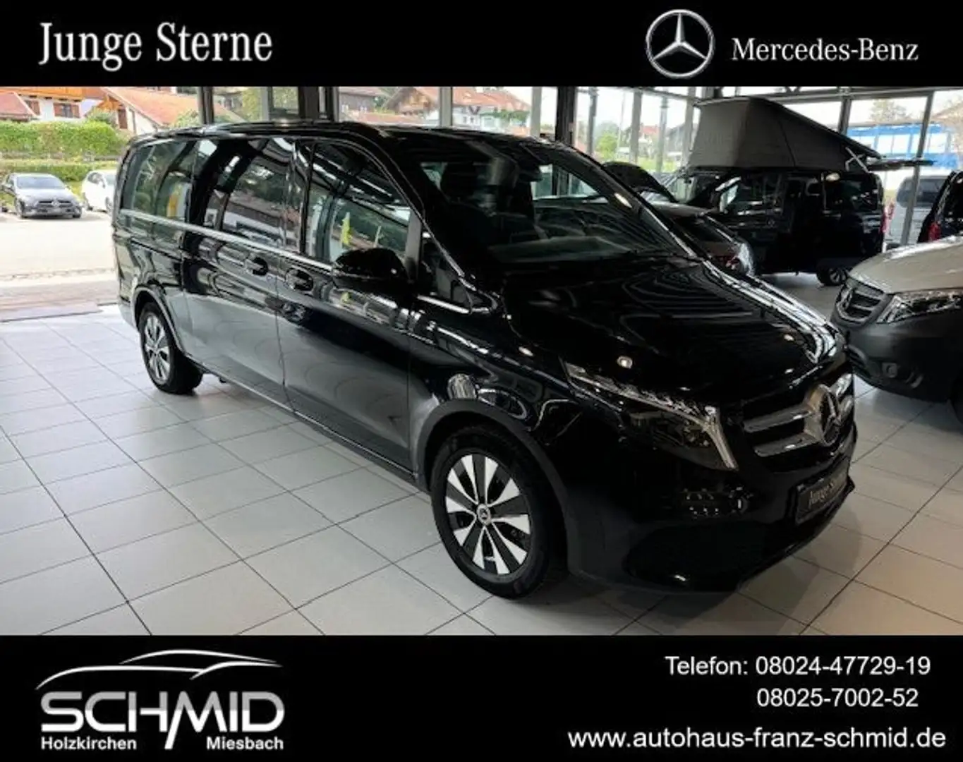 Mercedes-Benz V 300 d AVA Extralang 4M STHZG LED+ Leder RFK DA Schwarz - 1