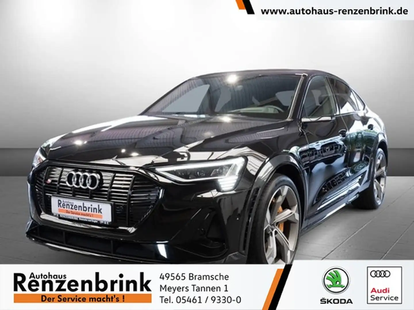 Audi e-tron S Sportback quattro PANO+HEAD+UP+AHK+LUFTFEDERU... Schwarz - 1