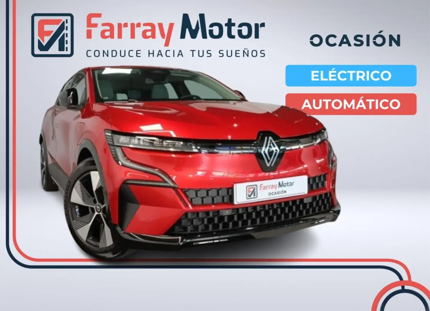 Renault Megane E-Tech Equilibre Boost Charge EV40 96kW Rojo - 1