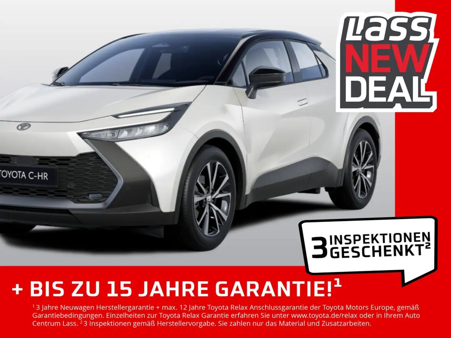 Toyota C-HR 2,0 Teamplayer +18 Alu SummerSpecial1,99% Weiß - 1