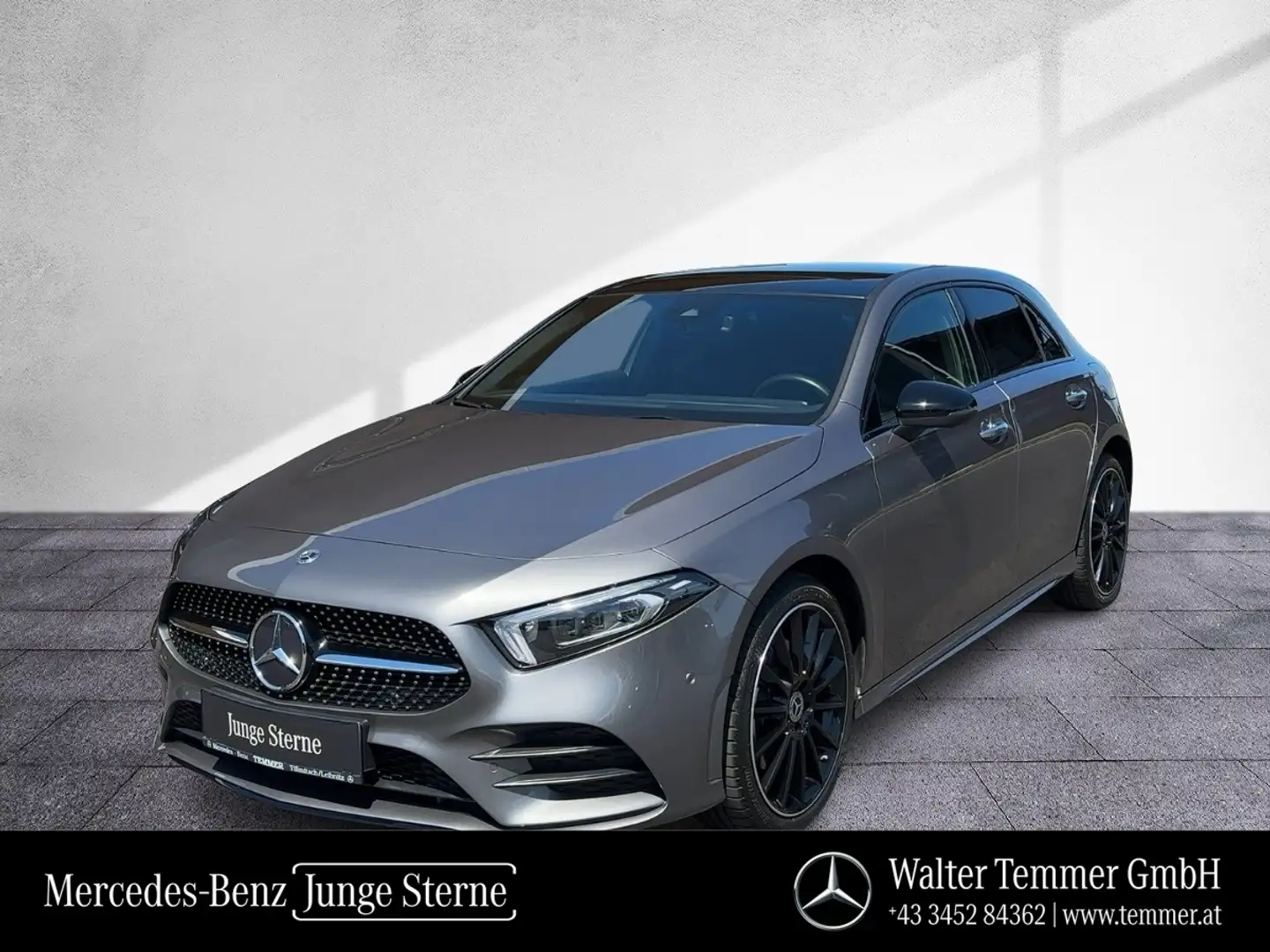 Mercedes-Benz A 250 e NP € 58.000,- AMG Premium Plus Pano Grau - 1