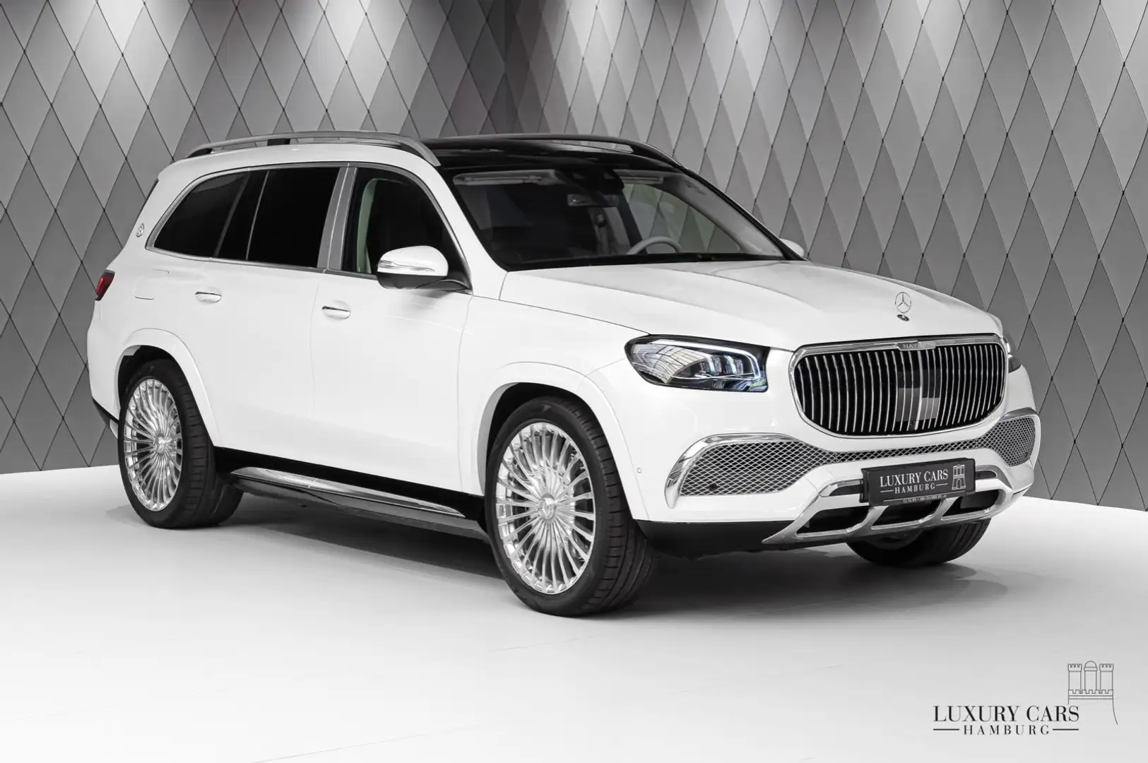 Mercedes-Benz GLS 600 Maybach 4MATIC WHITE/BROWN LUXURY SEATS Biały - 1