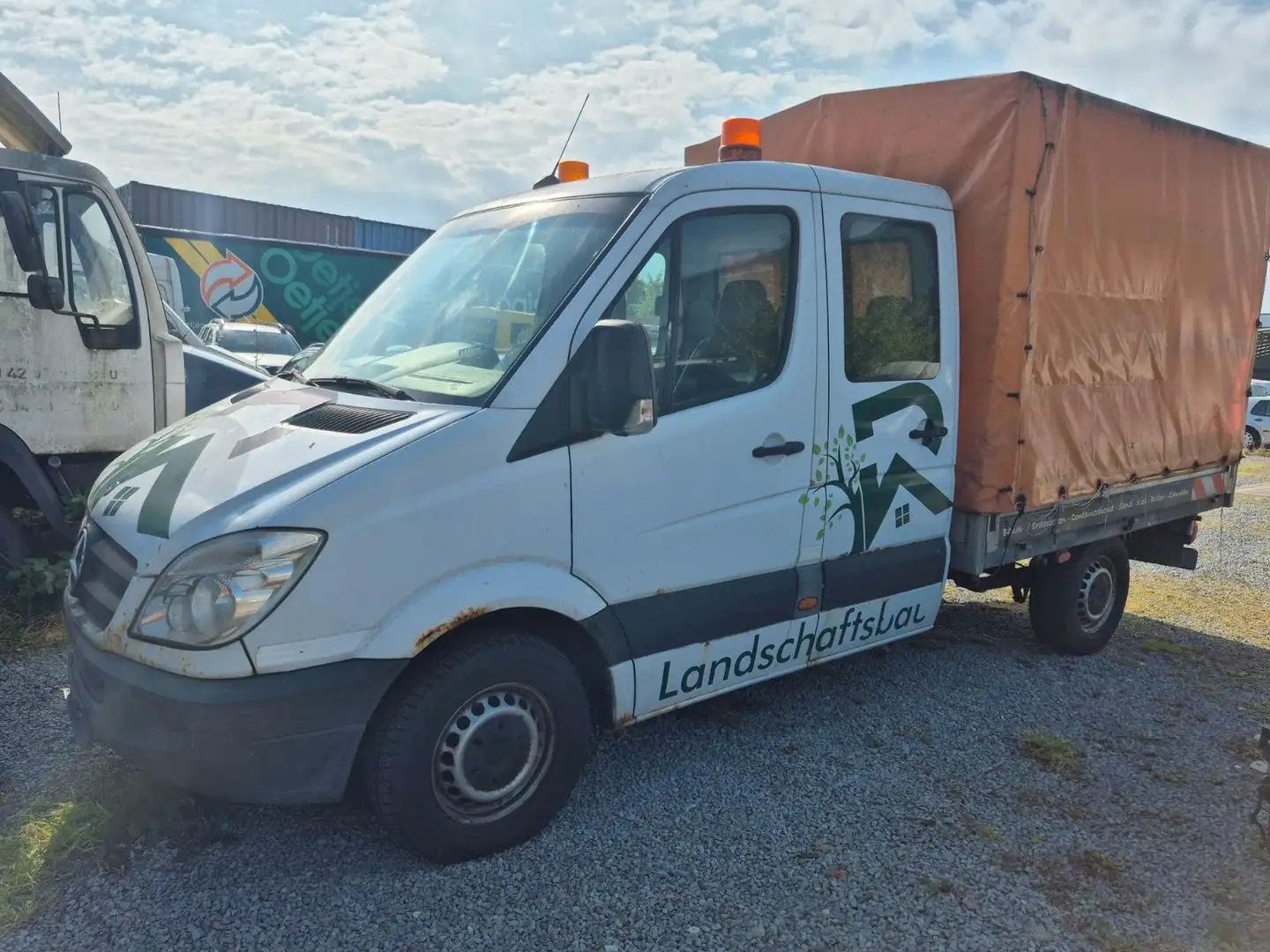 Mercedes-Benz Sprinter II Pritsche/Plane/DoKa 313 CDI Weiß - 1