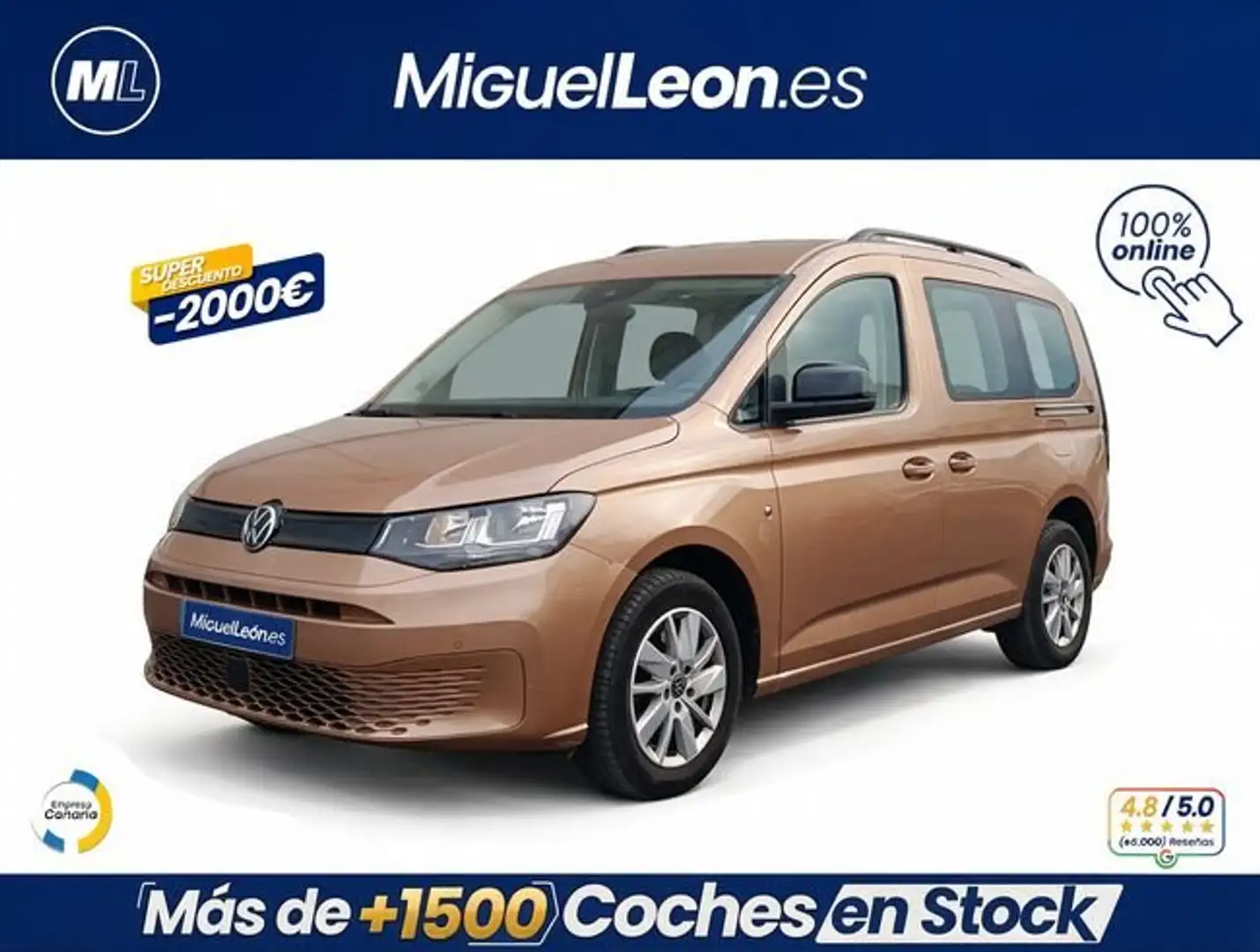 Volkswagen Caddy Maxi Origin 1.5 TSI 84kW (114CV) Naranja - 1